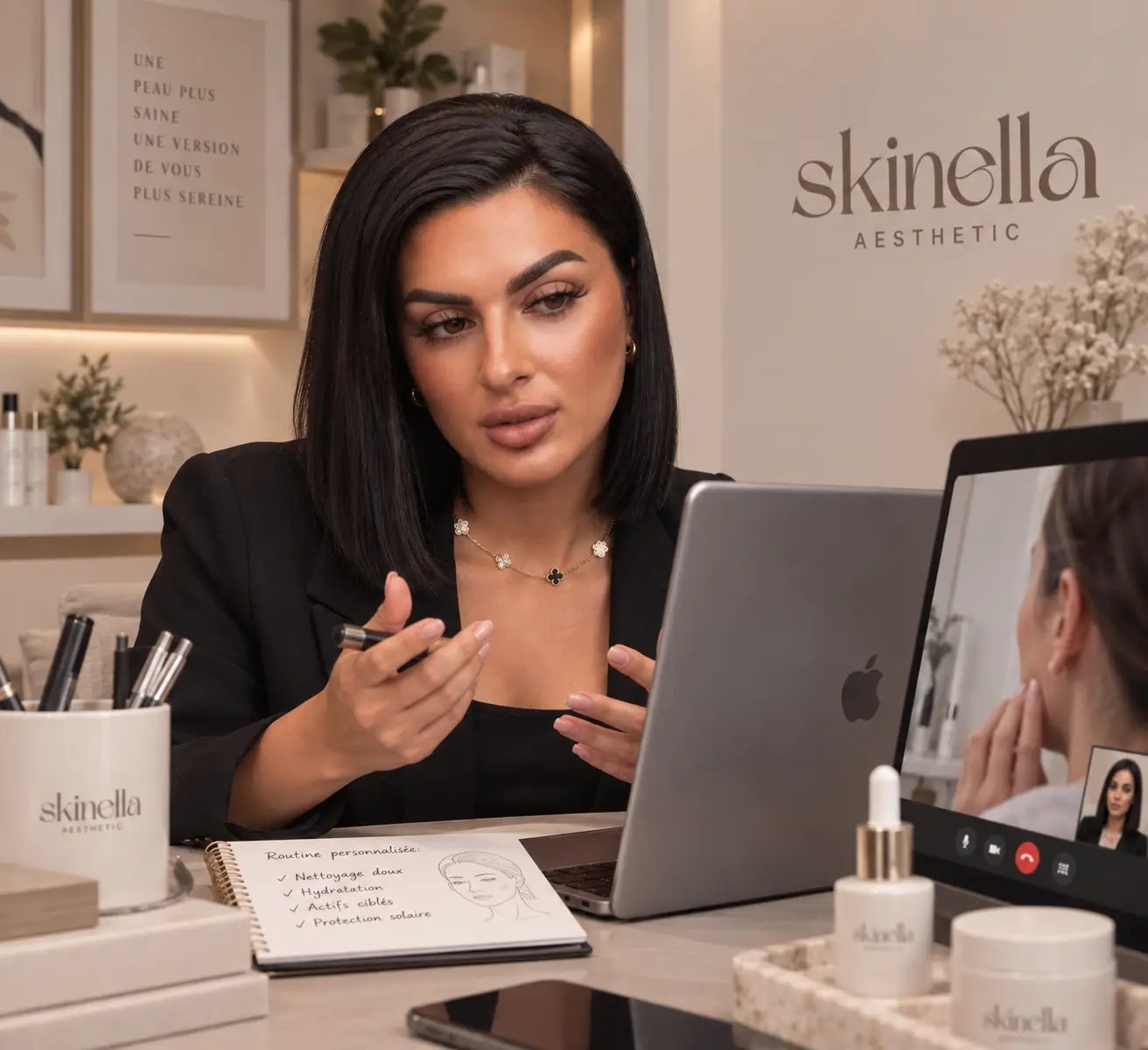 Diagnostic de peau personnalisé – Visio
